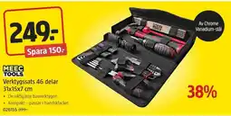 Jula MEEC TOOLS. Verktygssats 46 delar erbjuda