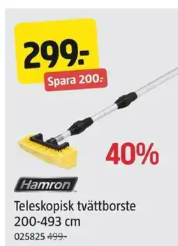 Jula Hamron Teleskopisk tvättborste erbjuda