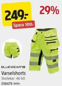 Jula BLUEWEAR':= Varselshorts erbjuda