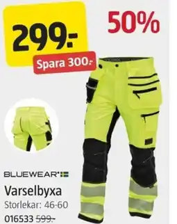 Jula BLUEWEAR*:= Varselbyxa erbjuda