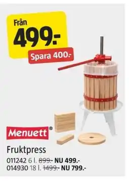 Jula Fruktpress erbjuda