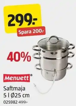 Jula Menuett Saftmaja erbjuda