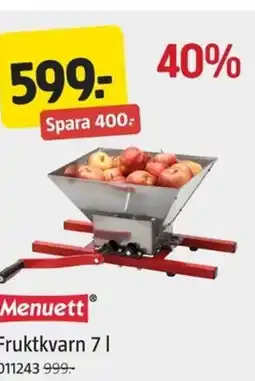 Jula Menuett Fruktkvarn erbjuda