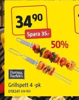 Jula Grillspett 4 -pk erbjuda
