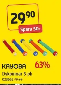 Jula KAYOBA Dykpinnar 5-pk erbjuda