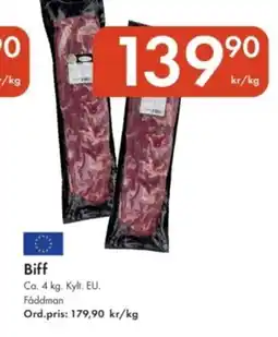 Snabbgross Biff erbjuda