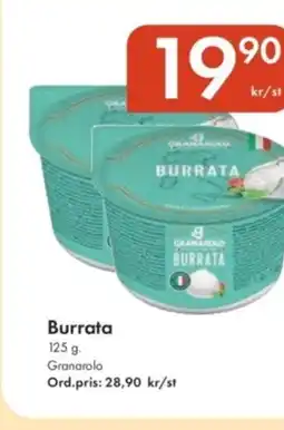 Snabbgross Burrata erbjuda