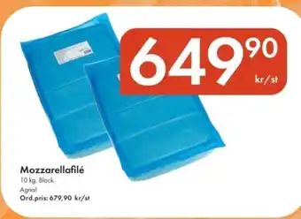 Snabbgross Mozzarellafilé erbjuda