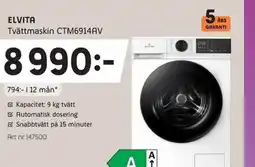 Elon ELVITA Tvättmaskin CTM6914AV erbjuda