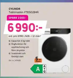 Elon CYLINDA Tvättmaskin FT915G284A erbjuda