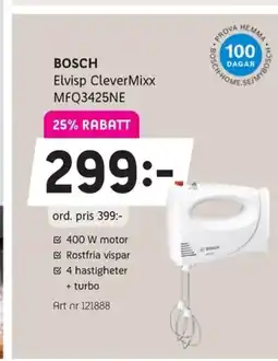 Elon BOSCH Elvisp Clever Mixx MFQ3425NE erbjuda