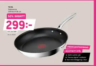 Elon TEFAL Stekpanna Infinite Ø 28 cm erbjuda