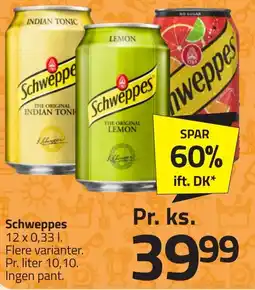 Fleggaard Schweppes erbjuda