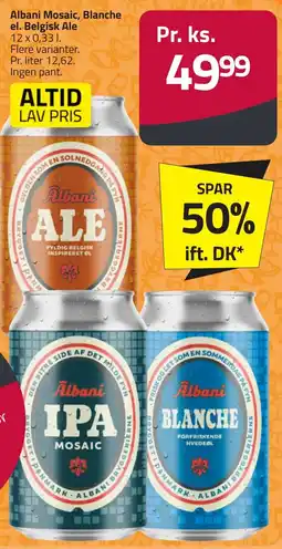 Fleggaard Albani mosaic, blanche el. belgisk ale erbjuda