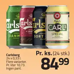 Fleggaard Carlsberg erbjuda