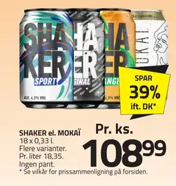 Fleggaard Shaker el. mokaï erbjuda