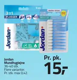 Fleggaard JORDAN Mundhygiejne erbjuda