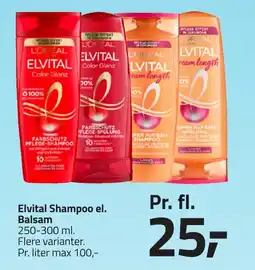 Fleggaard ELVITAL Shampoo el. balsam erbjuda