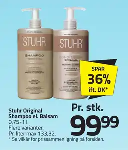 Fleggaard STUHR Original shampoo el. balsam erbjuda