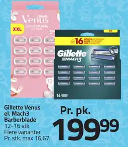 Fleggaard GILLETTE Venus el. mach3 barberblade erbjuda