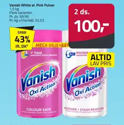 Fleggaard VANISH White el. pink pulver erbjuda