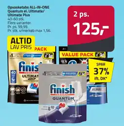 Fleggaard Opvasketabs all-in-one quantum el. ultimate/ ultimate plus erbjuda