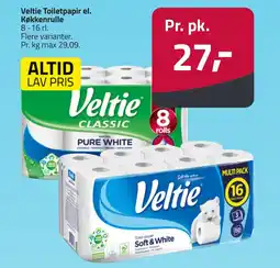 Fleggaard VELTIE Toiletpapir el. køkkenrulle erbjuda