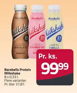 Fleggaard BAREBELLS Protein milkshake erbjuda