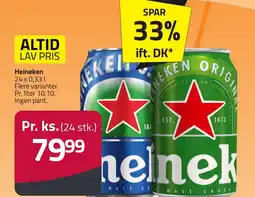 Fleggaard Heineken erbjuda