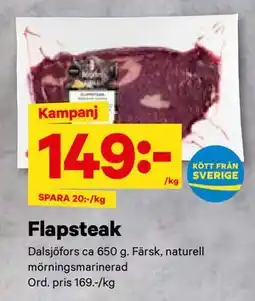 City Gross Flapsteak, SEK 149 erbjuda