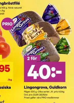 City Gross Lingongrova, Guldkorn, Pris i appen erbjuda