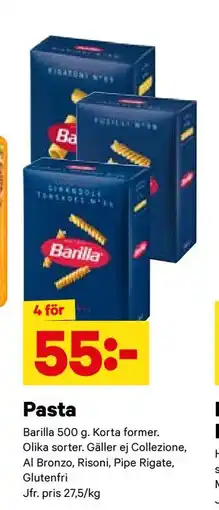 City Gross Pasta, SEK 55 erbjuda