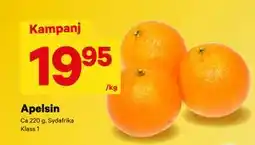 City Gross Apelsin, SEK 19.95 erbjuda