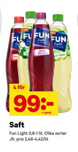 City Gross Saft, SEK 99 erbjuda
