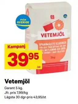 City Gross Vetemjöl, SEK 39.95 erbjuda