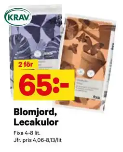 City Gross Blomjord, Lecakulor, SEK 65 erbjuda