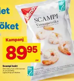 City Gross Scampi kokt, SEK 89.95 erbjuda