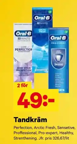 City Gross Tandkräm, SEK 49 erbjuda