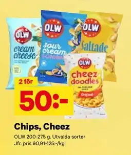 City Gross Chips, Cheez, SEK 50 erbjuda