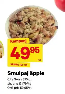 City Gross Smulpaj äpple, SEK 49.95 erbjuda