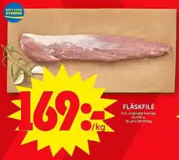 ICA Maxi Fläskfilé erbjuda