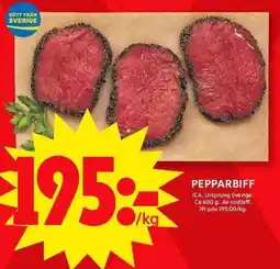 ICA Maxi Pepparbiff erbjuda