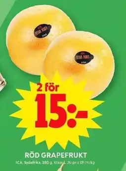 ICA Maxi ICA Röd grapefrukt erbjuda