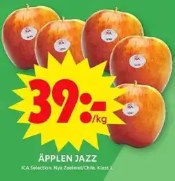 ICA Maxi Äpplen jazz erbjuda