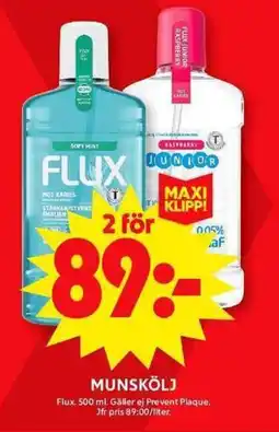 ICA Maxi FLUX Munskölj erbjuda