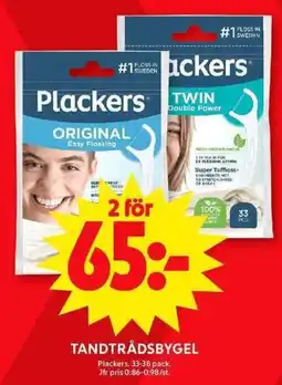 ICA Maxi PLACKERS Tandtrådsbygel erbjuda
