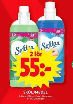 ICA Maxi SOFTLAN Sköljmedel erbjuda