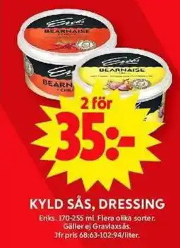 ICA Maxi ERIKS Kyld sås, dressing erbjuda