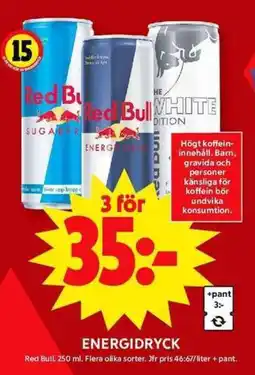 ICA Maxi RED BULL Energidryck erbjuda
