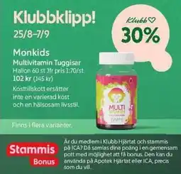 ICA Maxi Monkids erbjuda